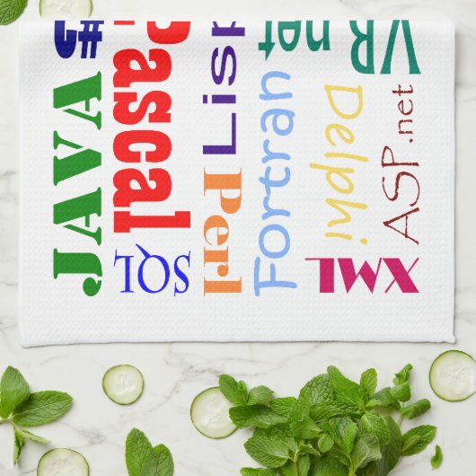 Tea Towel van computerprogrammeurs Theedoek (Gevouwen)