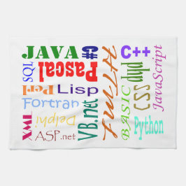 Tea Towel van computerprogrammeurs Theedoek