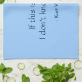 Tea Towel, Vonnegut, dit is leuk Theedoek (Gevouwen)