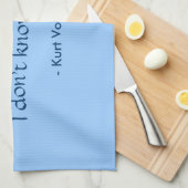 Tea Towel, Vonnegut, dit is leuk Theedoek (Quarter Fold)