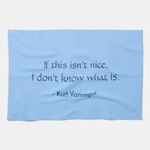 Tea Towel, Vonnegut, dit is leuk Theedoek