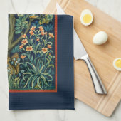 TEA TOWEL : WILLIAM MORRIS : DE ZWASTER THEEDOEK (Quarter Fold)