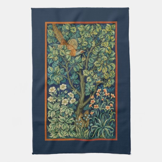 TEA TOWEL : WILLIAM MORRIS : DE ZWASTER THEEDOEK (Verticaal)