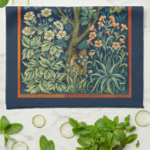 TEA TOWEL : WILLIAM MORRIS : DE ZWASTER THEEDOEK (Gevouwen)