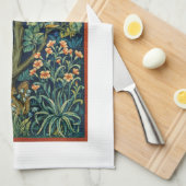 TEA TOWEL : WILLIAM MORRIS : DE ZWASTER THEEDOEK (Quarter Fold)