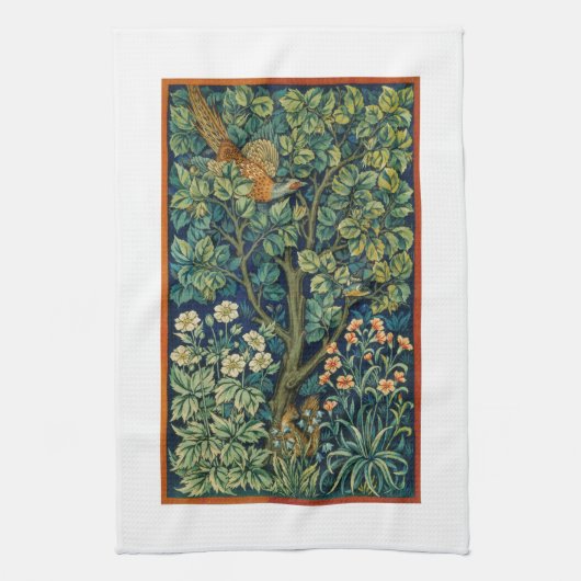 TEA TOWEL : WILLIAM MORRIS : DE ZWASTER THEEDOEK (Verticaal)