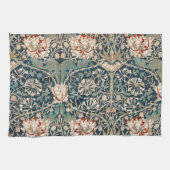 TEA TOWEL : WILLIAM MORRIS : HONEYSUCKLE THEEDOEK (Horizontaal)
