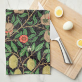 TEA TOWEL : WILLIAM MORRIS : JASMINE THEEDOEK (Quarter Fold)