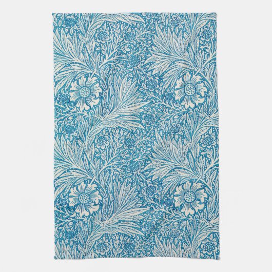 TEA TOWEL : WILLIAM MORRIS : MARIGOLDEN THEEDOEK (Verticaal)