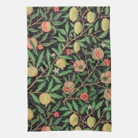 TEA TOWEL : WILLIAM MORRIS : POMEGRANAAT THEEDOEK (Verticaal)
