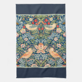 TEA TOWEL : WILLIAM MORRIS : STRAWBERRY THIEVY THEEDOEK (Verticaal)
