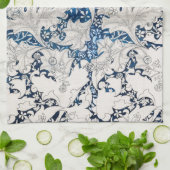 TEA TOWEL : WILLIAM MORRIS : WALLFLOWER THEEDOEK (Gevouwen)