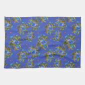 Tea Towel With Hand-Painted ink Florals Theedoek (Horizontaal)