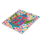 Tea Trivet Tegeltje (Zijkant)