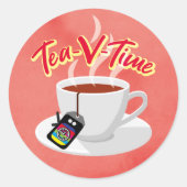 Tea-V-Time Sticker (Voorkant)