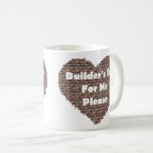 Tea van bouwer koffiemok (Voorkant rechts)