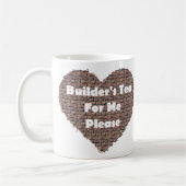 Tea van bouwer koffiemok (Links)