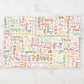 Tea Voedselcontainer Etiket (Enkel label)