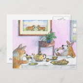 Tea voor twee briefkaart (Voorkant / Achterkant)