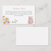 Tea Wildflower aangepaste behuizing Kaart (Voorkant / Achterkant)