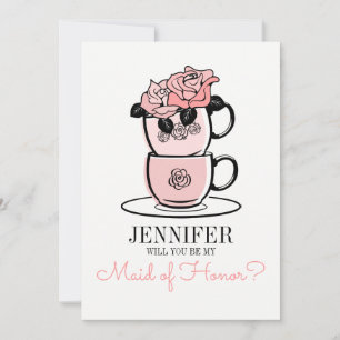 Tea zal jij mijn dienstmeisje zijn van de eer Brid Kaart