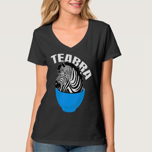 Teabra Tea Zebra T-shirt (Voorkant)