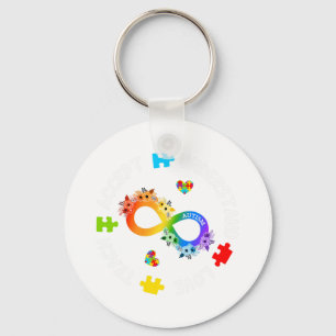 Teach Accept Understand Love Autism Infi Sleutelhanger