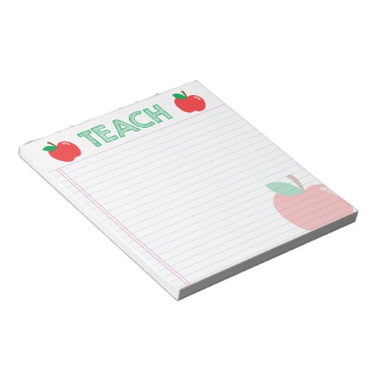 TEACH Apple Note Pad Notitieblok (Schuin)