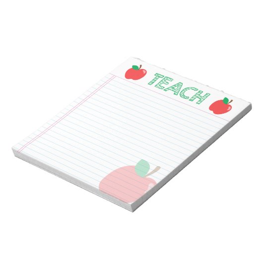 TEACH Apple Note Pad Notitieblok (Linkerzijde)