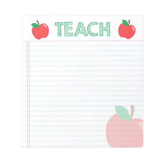 TEACH Apple Note Pad Notitieblok (Voorkant)