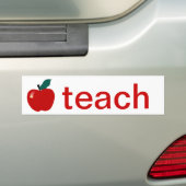 Teach Bumpersticker (Op auto)