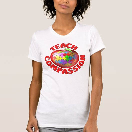 Teach Compassie T-shirt (Voorkant)