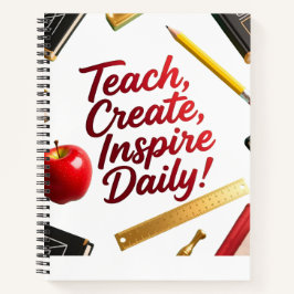 Teach, Create, Inspire Daily Notitieboek