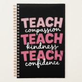 Teach Cute Teacher Life Education Inspirational Planner (Voorkant)