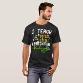 Teach Cutest Leprechaun Kindergarten St Patricks D T-shirt (Voorkant volledig)