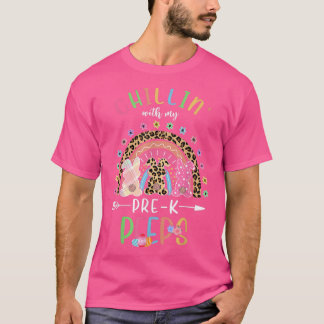 Teach Cutest Little Bunnies PreK Teacher Easter Ra T-shirt