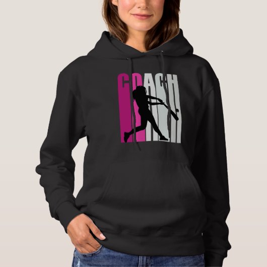 Teach Female Baseballteacher Master Coach Softball Hoodie (Voorkant)