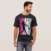 Teach Female Baseballteacher Master Coach Softball T-shirt (Voorkant volledig)