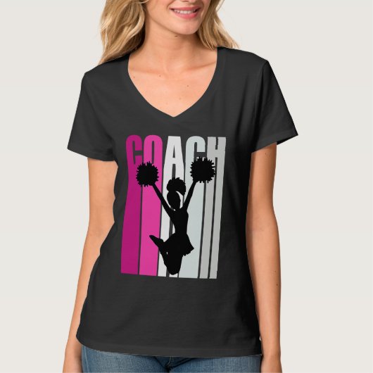 Teach Female Cheerleading Teacher Master Coach Che T-shirt (Voorkant)
