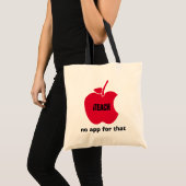 Teach. Geen app daarvoor. Geschenk Tote Bag (Voorkant (product))