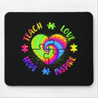 Teach Hope Love Inspire Autism Awareness Teacher T Muismat