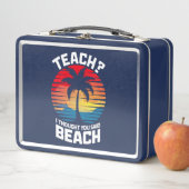 Teach Ik dacht dat je Beach Teacher Summer zei (In situ)
