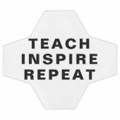 Teach Inspire Repeat Motiverend Ontwerp Voetbal (Enkel)