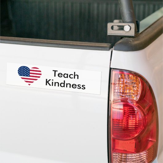 Teach Kindness United States Bumpersticker (Op Truck)