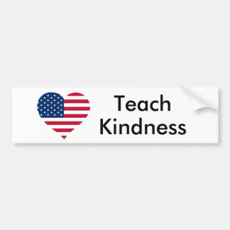 Teach Kindness United States Bumpersticker