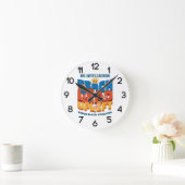 Teach. Lead. Uplift. Custom Wall Clock Ronde Klok (Huis)