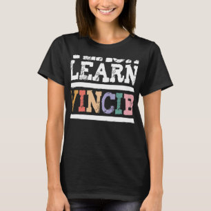 Teach + Leer onaangename Motivatie docenten T-shirt