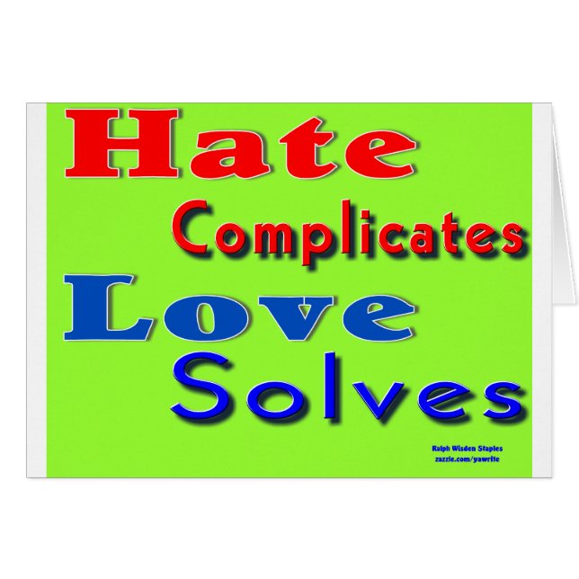 Teach love (Voorkant Horizontaal)