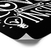 Teach Love Inse Retro Teacher Kids Back To School  Poster (Hoek)