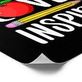 Teach Love Inspire Back to School Teacher Gift Poster (Hoek)